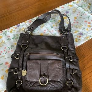 a.n.a. Leather shoulder bag